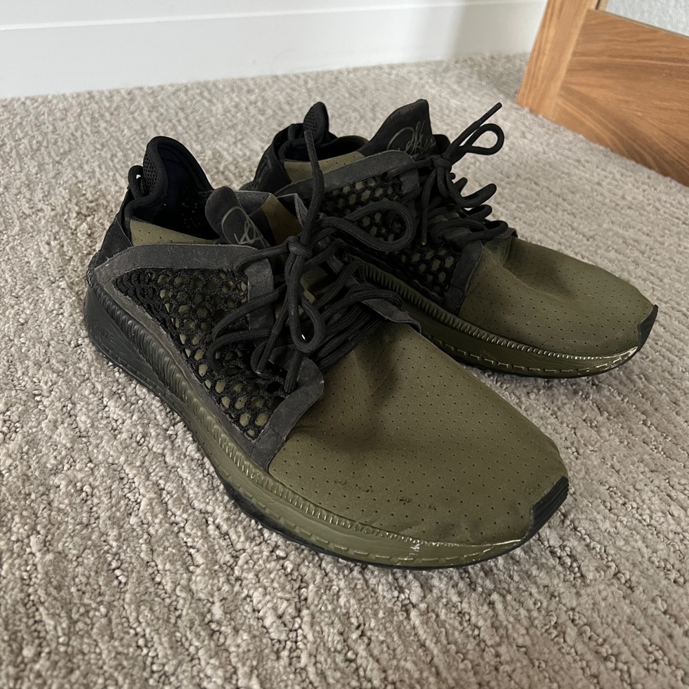 Puma Young & Reckless x Tsugi Netfit 'Olive Night' sneakers